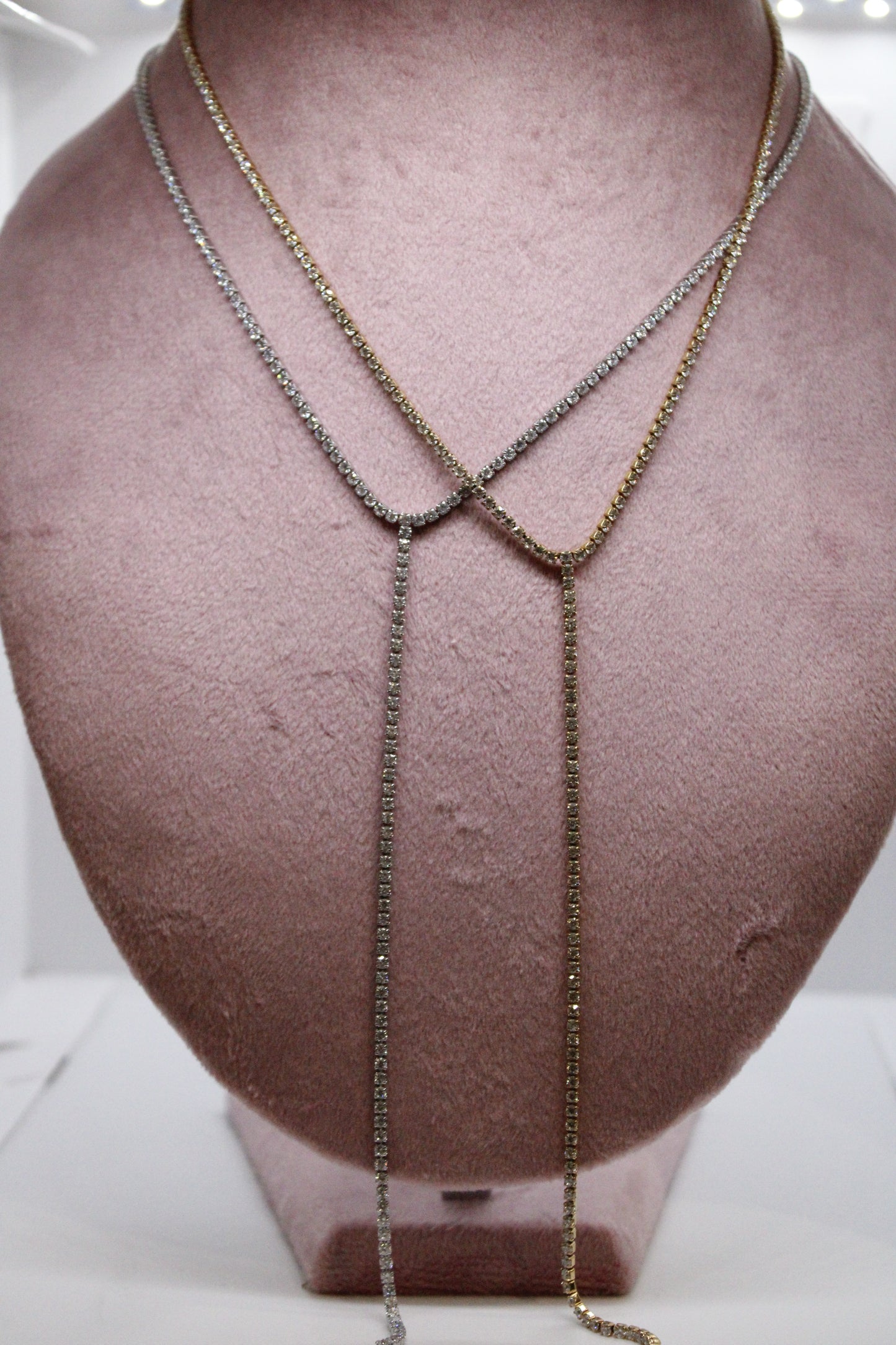 Collana Tennis Allungato