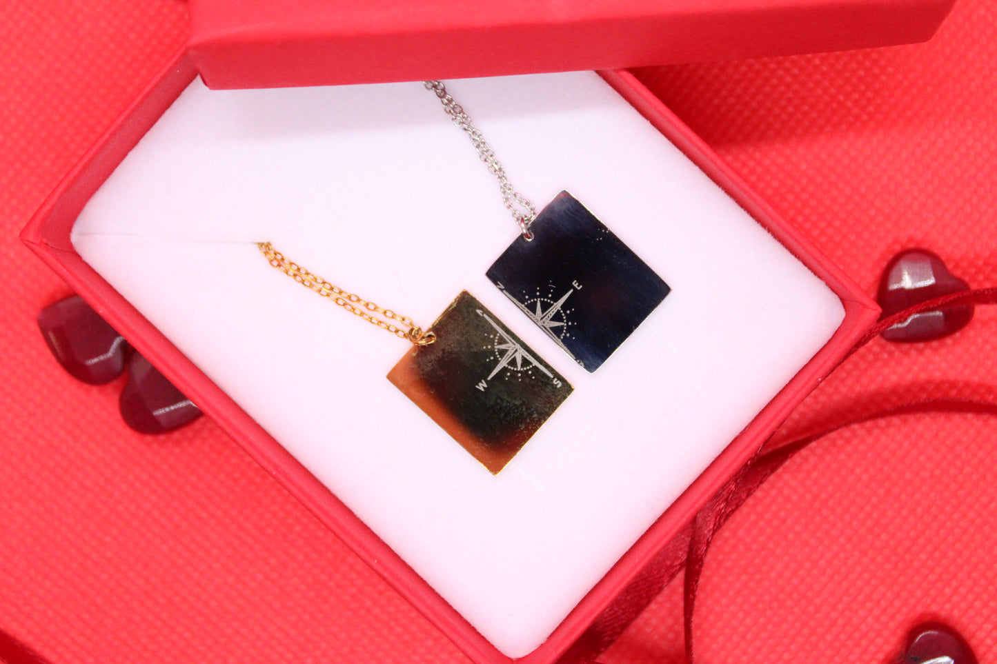 Coppia di collane Bussola