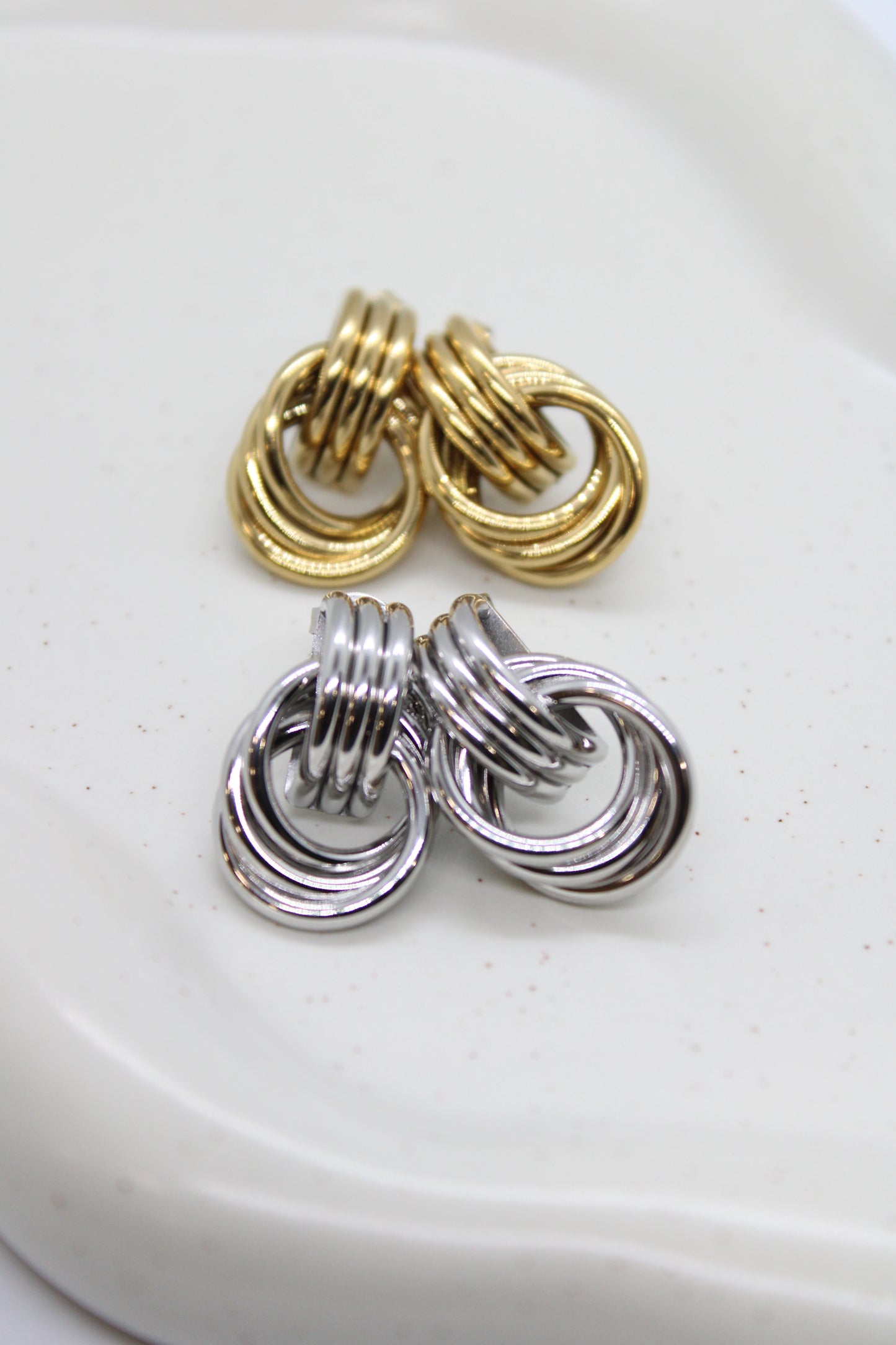 Orecchini Double Bottega