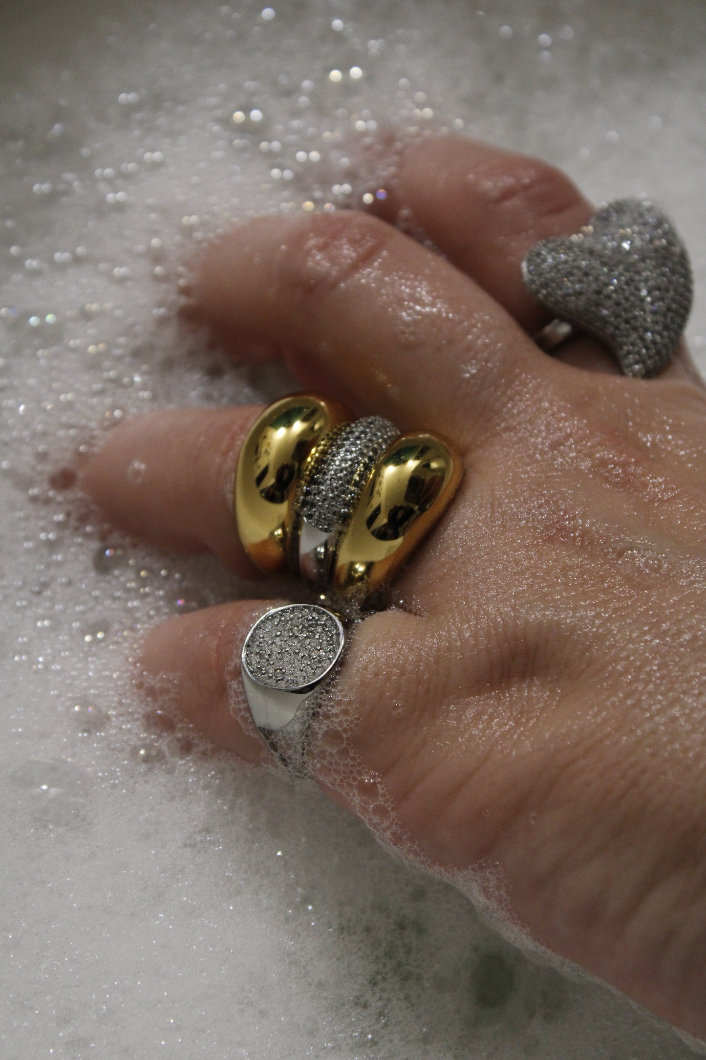 Anello Chevalier Zirconia