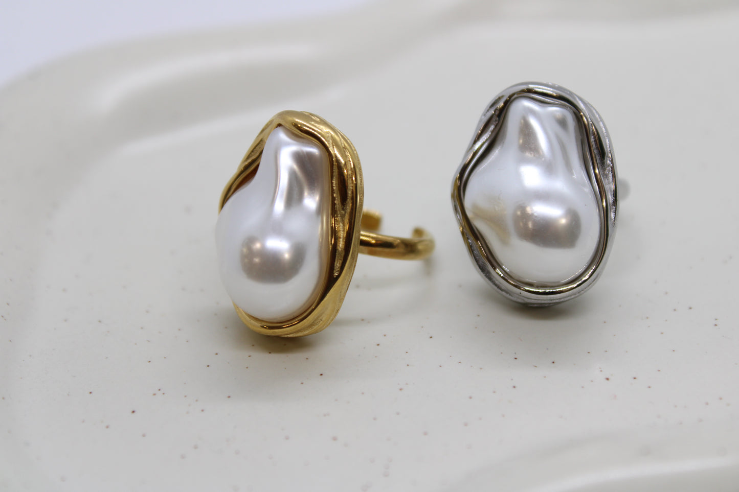 Anello Big Pearl