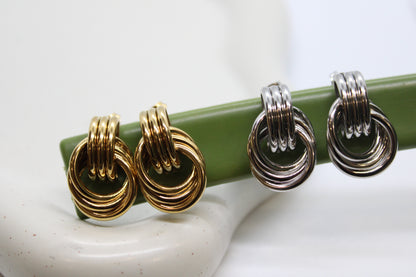 Orecchini Double Bottega