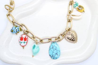 Collana multi-charms