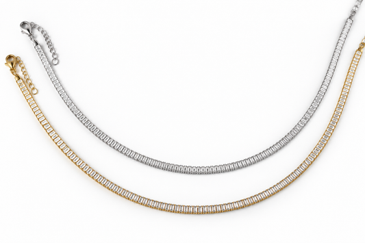 Collana Girocollo Mini- Baguette