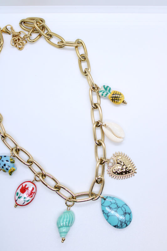 Collana multi-charms