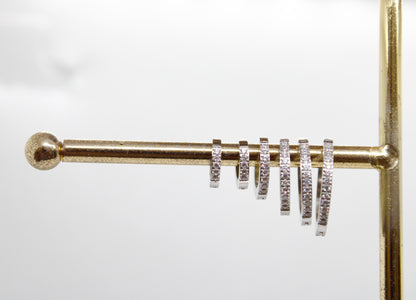 Orecchini mini-zirconia