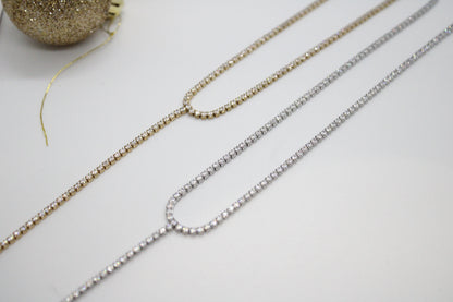 Collana Tennis Allungato
