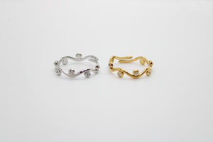 Anello zircone Aurora