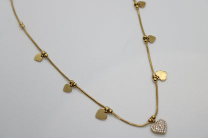 Collana Multi Cuoricini