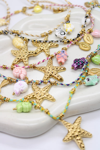 Collana cordino stella la
