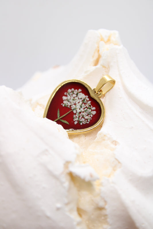 Charm Cuore Ibisco