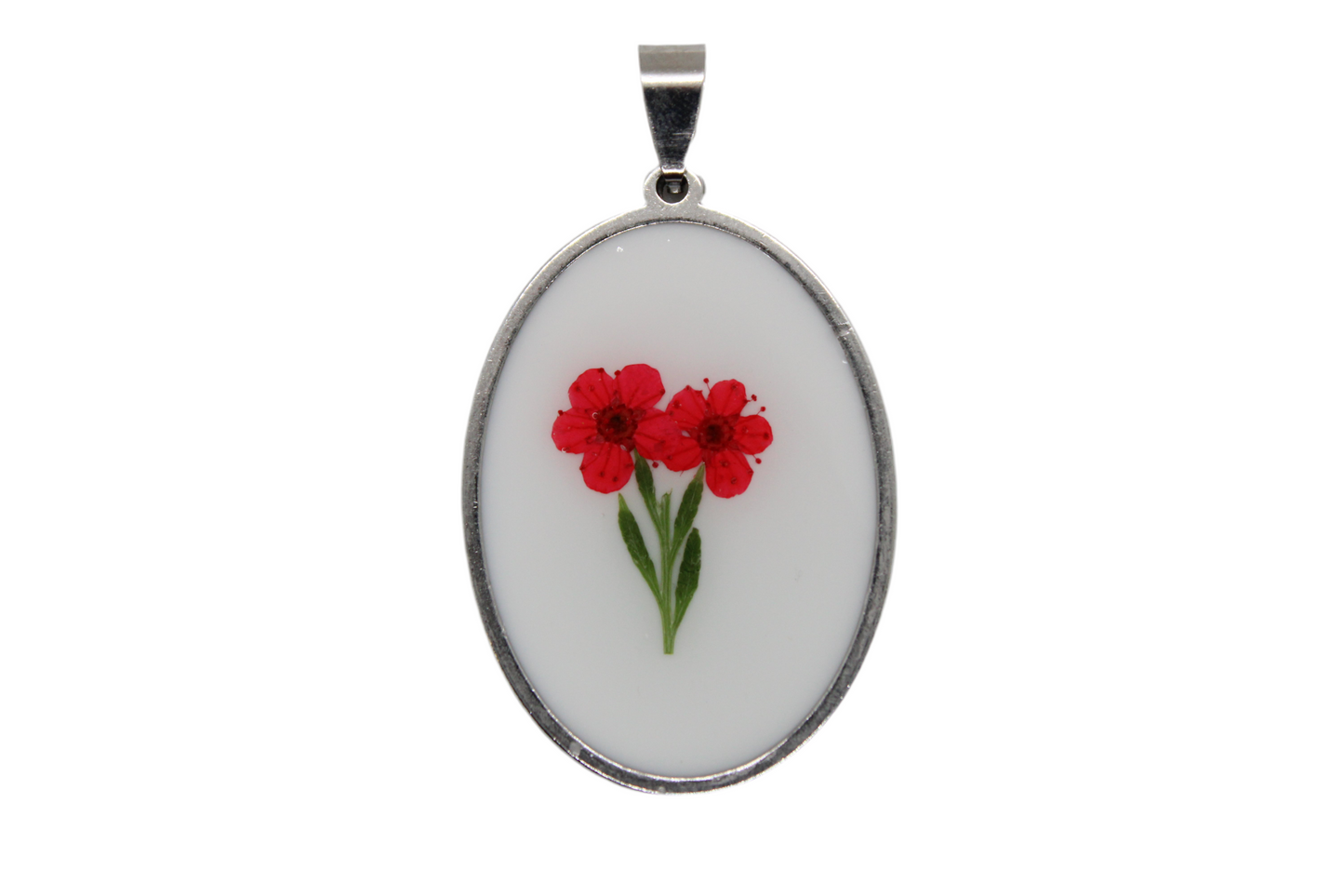 Charms Red Flower