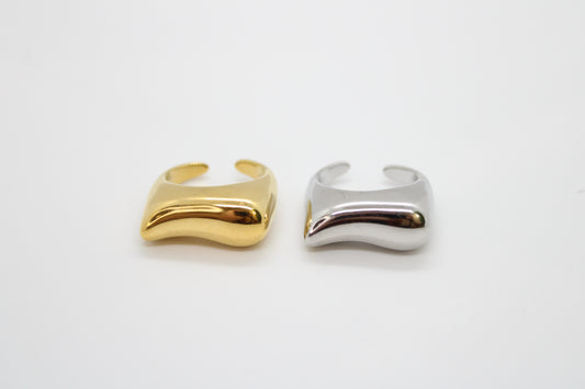 Anello Virgola Bombata