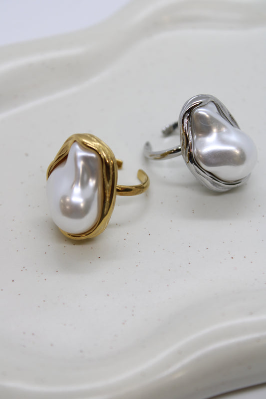 Anello Big Pearl