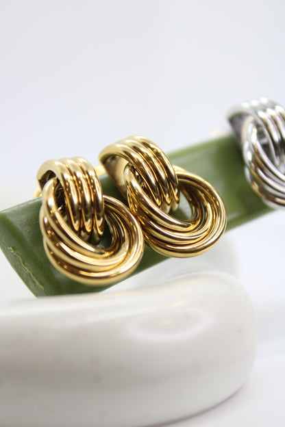 Orecchini Double Bottega