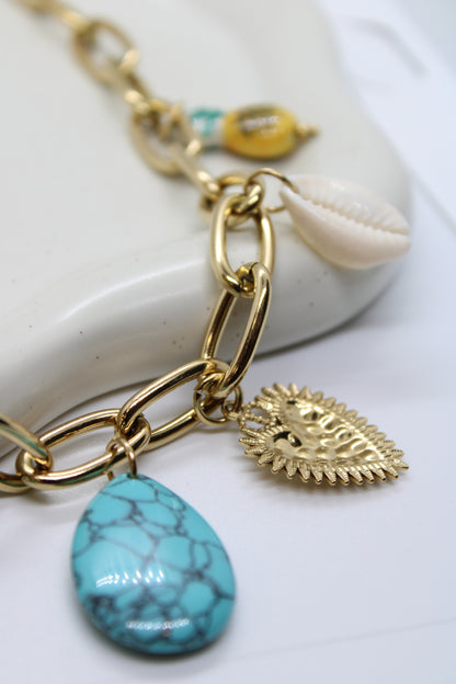 Collana multi-charms