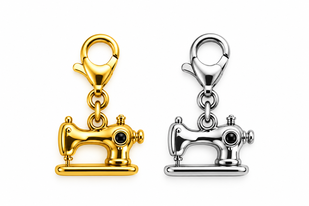 Dettaglio del charm Macchina da cucire