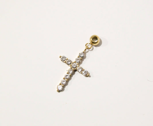 Charms Croce Zirconata
